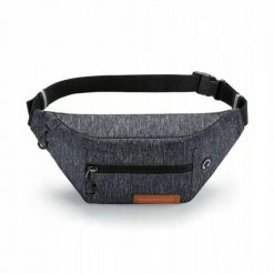 Sakwa, nerka saszetka torba na ramię, sportowa ROCKBROS (30170012001) H33 szary. Czarne saszetki i nerki męskie ROCKBROS, bez wzorów, z poliesteru. Za 46.00 zł.