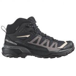 Buty trekkingowe damskie Salomon X Ultra Mid 360 Gtx Gore-tex. Czarne obuwie trekkingowe damskie Salomon, z gore-texu, za kostkę, bez zapięcia. Za 707.00 zł.