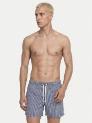 Jack & Jones Szorty kąpielowe Maui Breeze 12291425 Granatowy Regular Fit. Niebieskie szorty męskie Jack & Jones, bez wzorów, z syntetyku. Za 89.99 zł.
