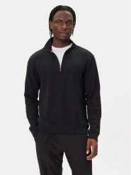 BOSS Bluza Structure 50545597 Czarny Regular Fit. Czarne bluzy męskie Boss, l, bez wzorów, z bawełny, bez ramiączek, bez kaptura. Za 379.99 zł.