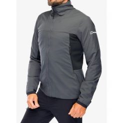 Kurtka polarowa męska Berghaus MTN Guide MW Hybrid Jacket. Szare kurtki sportowe męskie Berghaus, na zimę, m, bez wzorów, z polaru, bez kaptura, narciarskie. Za 701.99 zł.
