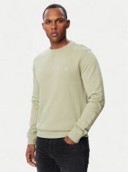 BOSS Bluza Westart 50509323 Zielony Regular Fit. Zielone bluzy męskie Boss, l, bez wzorów, z bawełny, bez ramiączek, bez kaptura. Za 549.99 zł.