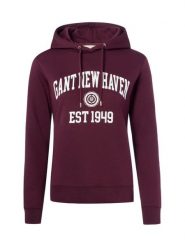 Gant Bluza z kapturem dla kobiet Kobiety brązowy, XS. Brązowe bluzy damskie GANT, na jesień, xs, bez wzorów, bez ramiączek, z kapturem. Za 549.95 zł.