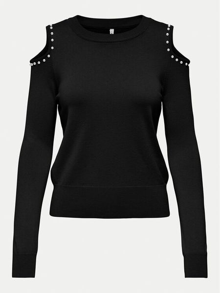 ONLY Sweter Gila 15339512 Czarny Regular Fit. Czarne swetry nierozpinane damskie ONLY, m, bez wzorów, z syntetyku, bez kołnierzyka, bez ramiączek. Za 139.99 zł.