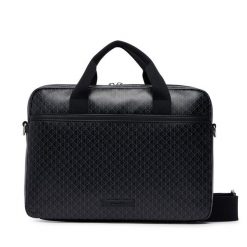 Torba na laptopa Calvin Klein. Czarne torby na laptopa damskie Calvin Klein, bez wzorów. Za 529.99 zł.