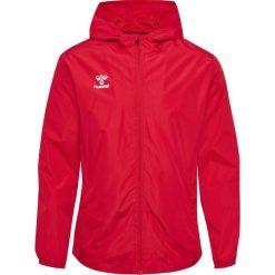 Kurtka sportowa z kapturem Hummel Essential AW Jacket. Czerwone kurtki sportowe damskie Hummel, m, bez wzorów, bez ramiączek, z kapturem. Za 150.00 zł.