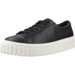 Buty CLARKS MAYHILL WALK Czarny. Czarne obuwie trekkingowe damskie Clarks, ze skóry, bez zapięcia. Za 381.99 zł.