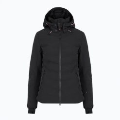 Kurtka narciarska damska BOGNER FIRE+ICE Janka 4. Czarne kurtki sportowe damskie na zimę, m, bez wzorów, z elastanu, bez ramiączek, bez kaptura, narciarskie. Za 2,369.00 zł.