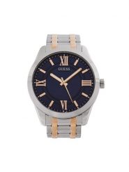 Guess Zegarek Elliot GW0893G2 Srebrny. Szare, analogowe zegarki męskie Guess, z aplikacjami, srebrne. Za 699.99 zł.