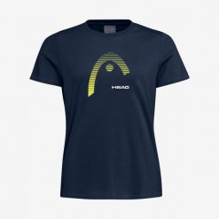 T-shirt damski Club Lara. Szare t-shirty damskie Head, bez wzorów, z bawełny, sportowe, bez kołnierzyka, bez ramiączek. W wyprzedaży za 101.50 zł.