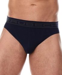 Slipy bawełniane męskie Brubeck Comfort Cotton. Niebieskie slipki męskie Brubeck, m, bez wzorów, z bawełny. Za 41.99 zł.