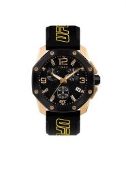 Timex Zegarek Icon Chronograph TW2V58500 Czarny. Czarne, analogowe zegarki męskie Timex, bez wzorów. Za 939.99 zł.