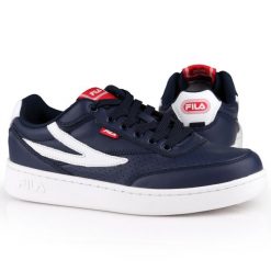 Buty męskie sportowe Fila SEVARO. Białe buty sportowe męskie Fila, bez wzorów, bez zapięcia. W wyprzedaży za 199.00 zł.