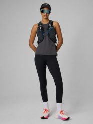 4F Legginsy do biegania szybkoschnące damskie - czarne M. Czarne legginsy damskie 4F, bez wzorów. Za 169.99 zł.