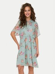 ONLY Sukienka codzienna Aida 15319705 Niebieski Regular Fit. Niebieskie sukienki damskie ONLY, na co dzień, l, bez wzorów, z syntetyku, bez kołnierzyka, bez ramiączek, proste. Za 129.99 zł.