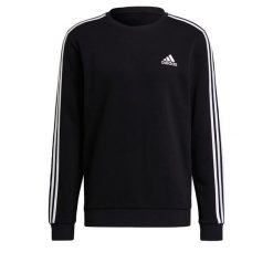 Bluza męska adidas Essentials Sweatshirt. Czarne bluzy męskie Adidas, l, bez wzorów, z bawełny, sportowe, bez ramiączek, bez kaptura. Za 199.00 zł.