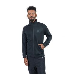 Polar zapinany na zamek błyskawiczny Rossignol Blackside. Czarne bluzy sportowe męskie Rossignol, na zimę, m, bez wzorów, z polaru, bez kaptura, narciarskie. Za 409.00 zł.