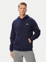 Under Armour Bluza Ua Rival 6013448 Granatowy Regular Fit. Niebieskie bluzy męskie Under Armour, m, bez wzorów, z bawełny, bez ramiączek, bez kaptura. Za 239.99 zł.