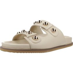 Sandały GIOSEPPO WRENTHAM Beżowy. Brązowe sandały damskie Gioseppo, bez wzorów, ze skóry, bez obcasa, bez zapięcia. Za 282.99 zł.