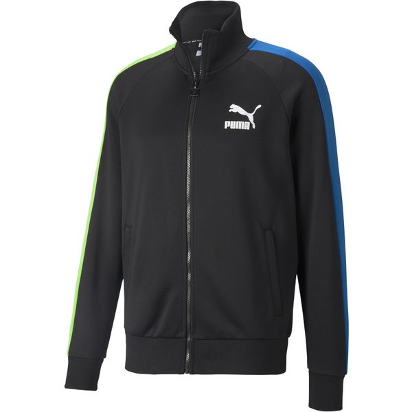 Kurtka męskie Puma Iconic T7. Czarne kurtki męskie Puma, m, bez wzorów, z bawełny, bez kaptura. Za 290.00 zł.