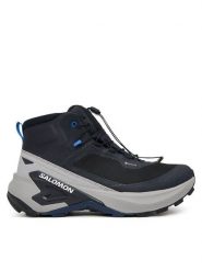 Salomon Trekkingi Genesis Mid GTX L45409300 Granatowy. Niebieskie botki męskie Salomon, z materiału, bez zapięcia. Za 819.99 zł.