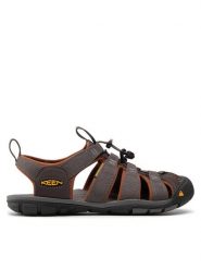 Keen Sandały Clearwater 1014456 Szary. Szare sandały męskie Keen, bez wzorów, z materiału, bez zapięcia. Za 269.99 zł.