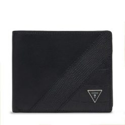 Portfel Guess. Czarne portfele męskie Guess, z aplikacjami. Za 324.99 zł.