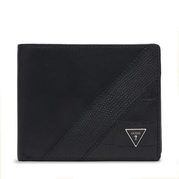Portfel Guess. Czarne portfele męskie Guess, z aplikacjami. Za 324.99 zł.