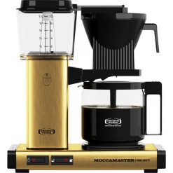 Moccamaster KBG Select brushed brass ekspres przelewowy szczotkowany mosiądz. Ekspresy przelewowe Moccamaster. W wyprzedaży za 1,099.00 zł.