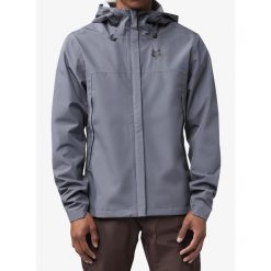Kurtka rowerowa męska Fox Ranger 2.5L Water Jacket. Szare kurtki męskie FOX, l, bez wzorów, bez kaptura, rowerowe. Za 529.99 zł.