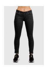 GUESS Czarne jeansy damskie Cosy phyton. Czarne jeansy damskie Guess, z aplikacjami, z bawełny. W wyprzedaży za 459.99 zł.