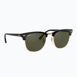 Okulary przeciwsłoneczne Ray-Ban Clubmaster Classic. Czarne okulary przeciwsłoneczne damskie Ray-Ban. Za 589.99 zł.