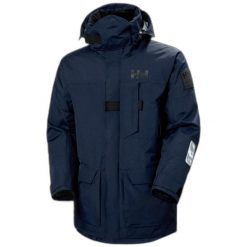 Parka arctic Helly Hansen Ocean h2flow. Niebieskie parki męskie Helly Hansen, na zimę, m, bez wzorów, bez kołnierzyka, bez kaptura. W wyprzedaży za 2,958.50 zł.