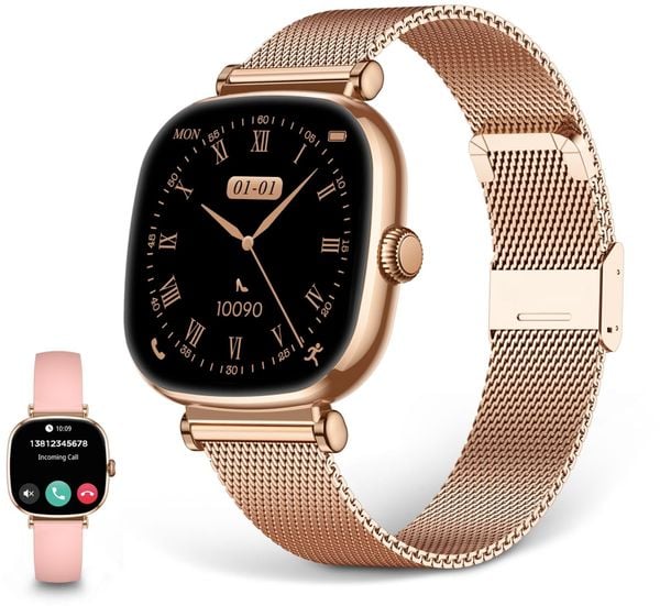 Ksix Smartwatch IRIA, Pink. Różowe zegarki smartwatch KSIX, bez wzorów. Za 439.95 zł.