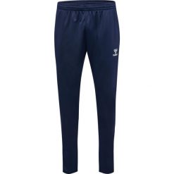 Spodnie sportowe dresowe Hummel Essential Training Pants. Niebieskie spodnie dresowe damskie Hummel, bez wzorów, z dresówki, sportowe. Za 150.00 zł.
