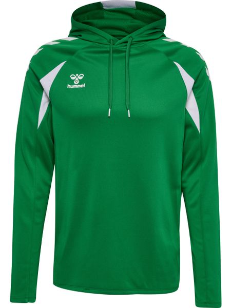 Bluza z kapturem Hummel Core 2.0. Białe bluzy damskie Hummel, xl, bez wzorów, z materiału, klasyczne, bez ramiączek, z kapturem. Za 221.20 zł.