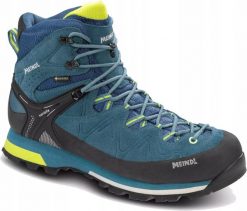 Buty trekkingowe męskie Meindl Tonale GTX - dark green/lemon. Zielone trekkingi męskie MEINDL, bez zapięcia. Za 1,316.44 zł.