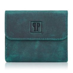 Portmonetka damska zielona PAOLO PERUZZI T-11-GR. Zielone portfele damskie Paolo Peruzzi, z materiału. Za 69.99 zł.