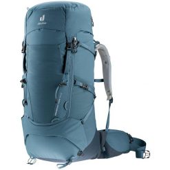 Plecak trekkingowy Deuter Aircontact Core 50+10 - atlantic/ink. Niebieskie plecaki damskie Deuter, bez wzorów, sportowe. Za 1,032.99 zł.