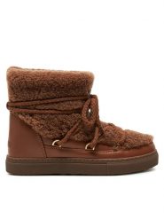 Inuikii Śniegowce Curly 75102-018 Brązowy. Brązowe śniegowce damskie Inuikii, z materiału, bez zapięcia. Za 1,209.00 zł.
