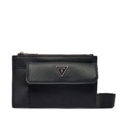 Saszetka Guess. Czarne saszetki i nerki męskie Guess, z aplikacjami. Za 284.99 zł.