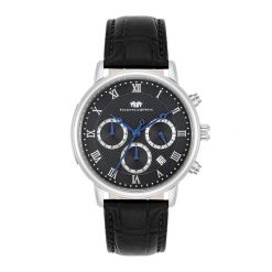Rhodenwald & Söhne Chronograf Moonlight Srebrny Skóra naturalna Czarny Zegarki męskie 1 ct Męskie. Czarne, analogowe zegarki męskie Rhodenwald & Söhne, z aplikacjami, z koronki, srebrne. Za 669.99 zł.