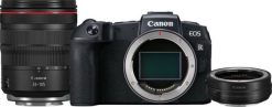 Lustrzanka Canon Canon EOS RP + RF 24-105mm f/4L IS USM + Mount Adapter EF-EOS R. Lustrzanki cyfrowe Canon. Za 11,874.17 zł.