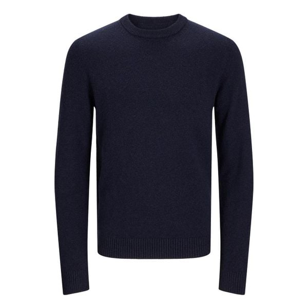 Sweter Jack & Jones Clambswool nocne niebo. Niebieskie swetry męskie Jack&Jones, na jesień, s, bez wzorów, z jeansu, eleganckie, bez kołnierzyka, bez ramiączek. Za 296.06 zł.