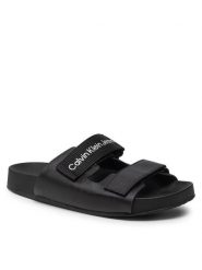 Calvin Klein Jeans Klapki Comfort Sandal 1 YW0YW00597 Czarny. Czarne klapki damskie Calvin Klein Jeans, bez wzorów, z jeansu, bez obcasa, bez zapięcia. Za 269.99 zł.