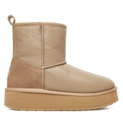 Śniegowce EMU Australia. Brązowe śniegowce damskie Emu Australia, bez zapięcia. Za 789.99 zł.