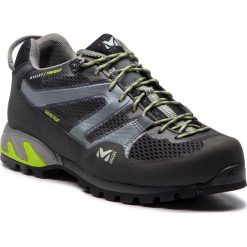 Trekkingi MILLET - Trident Gtx GORE-TEX MIG1360 Black/Acid Green 7216. Czarne trekkingi męskie Millet, z gore-texu, bez zapięcia. W wyprzedaży za 519.00 zł.