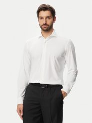 JOOP! Koszula Jsh-247Pai3-N 30048248 Biały Slim Fit. Białe koszule męskie JOOP!, m, bez wzorów, z syntetyku, biznesowe, bez kołnierzyka, bez ramiączek. Za 544.99 zł.