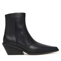 Botki MICHAEL Michael Kors. Czarne botki damskie MICHAEL Michael Kors, bez wzorów, bez obcasa, na słupku, bez zapięcia. Za 999.99 zł.