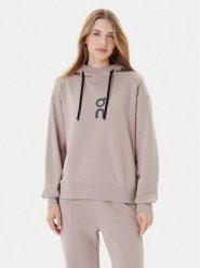 On Bluza Club Hoodie 1WE1004 Beżowy Relaxed Fit. Brązowe bluzy damskie On, m, bez wzorów, z bawełny, bez ramiączek, bez kaptura. Za 499.99 zł.
